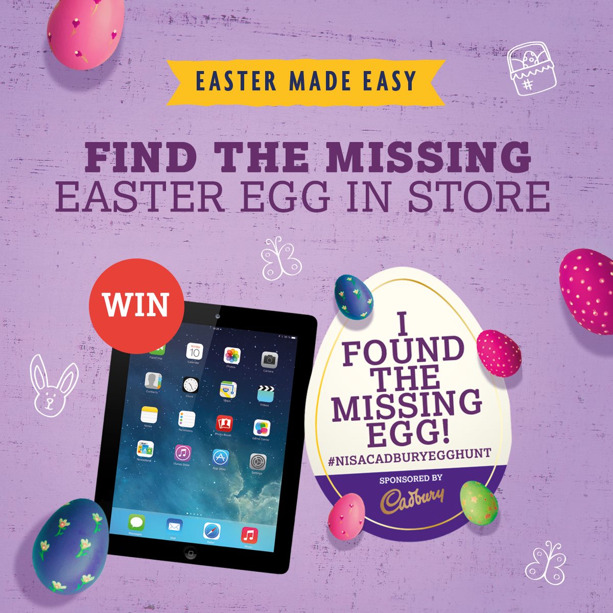 An image from Cadbury's Easter Egg Hunt campaign