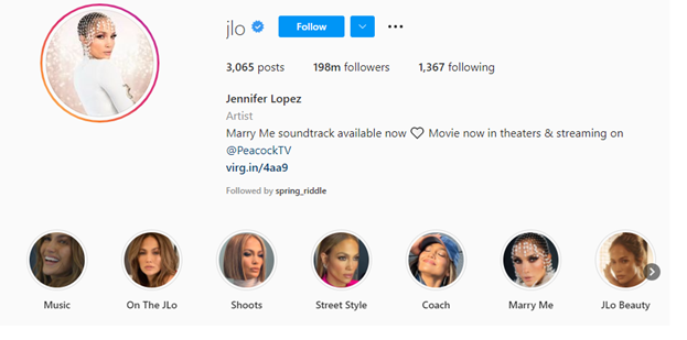 Celebrity influencer instagram