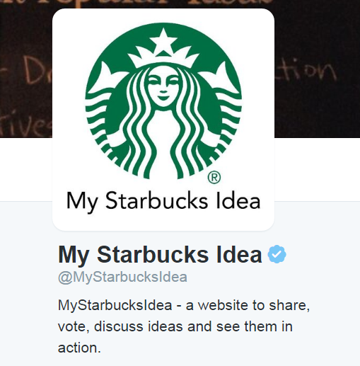 my starbucks idea