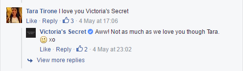 friendly victoria secret